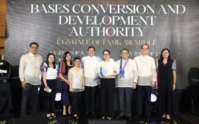 Atty. Paredes Receives BCDA’s GCG Hall of Fame for Corporate Governance Award